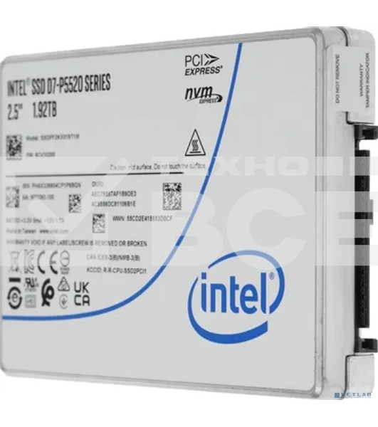Накопитель SSD Intel D7-P5520, 1.92Tb, 2.5
