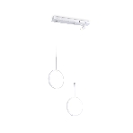 Светильник Ambrella light FL5272/2+1 WH белый 38W 3000K/4200K/6400K+4200K 500*90*1200 (ПДУ ИК), фото 1