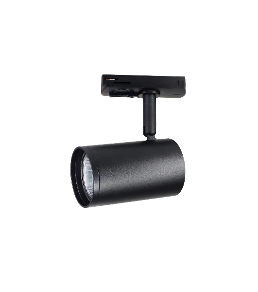 Трековый однофазный светильник со сменной лампой Ambrella light GL5129  BK черный GU10 max 12W