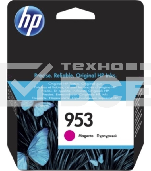 Картридж струйный HP 953 F6U13AE пурпурный для HP OJP 8710/8715/8720/8730/8210/8725 (700стр.)