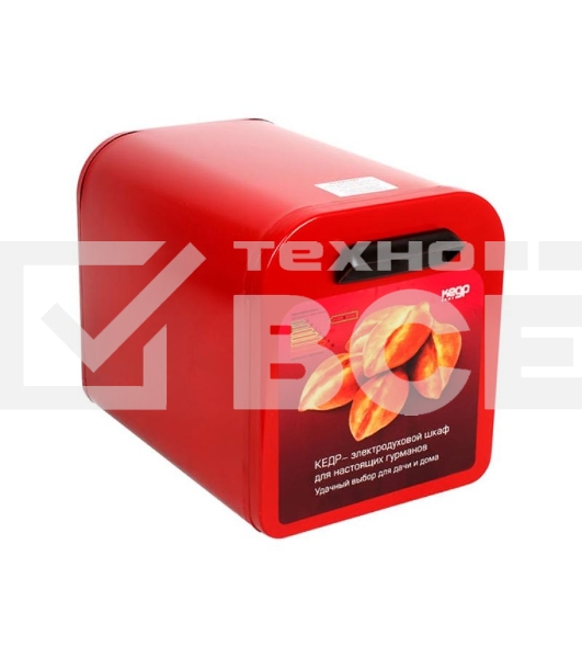 Мини-печь Кедр ШЖ-0,625/220 красный, мощность 625Вт., внутренний объем 10л. Вес 7кг