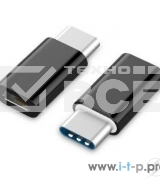 Переходник Cablexpert Переходник USB, USB Type-C/USB MicroB (F), пакет (A-USB2-CMmF-01)