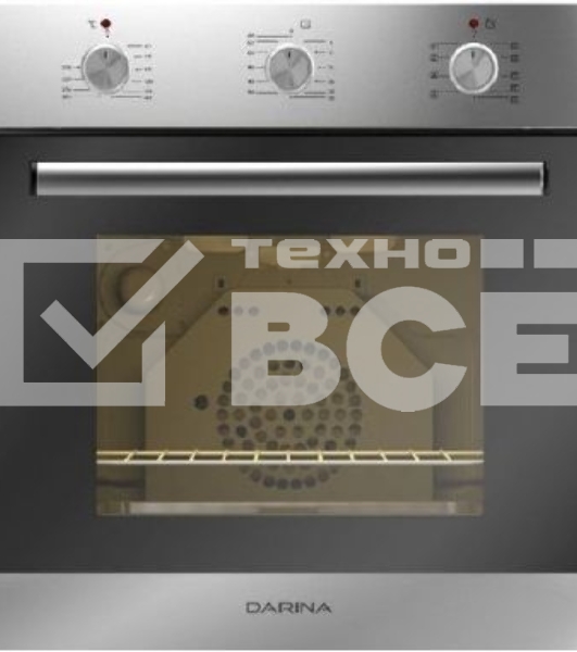 Встраиваемая электрическая духовка Darina 1U5 BDE 112 707 X3 серебристый