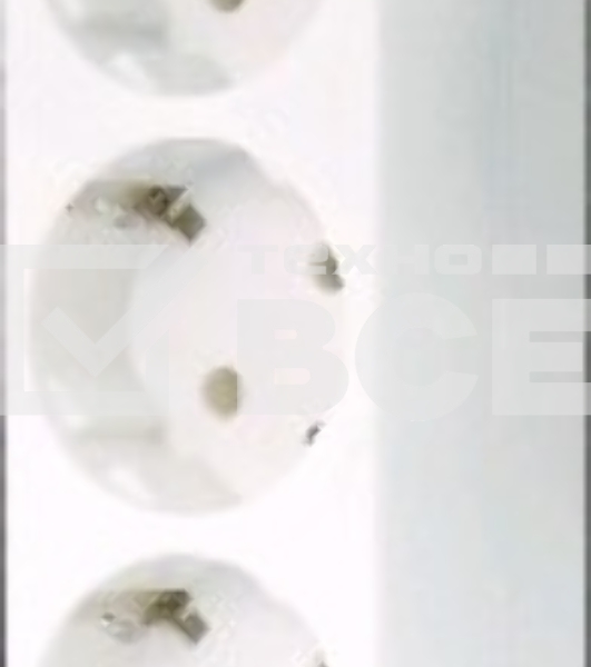 Удлинитель Defender S530 белый 3.0 м, 5 розеток 