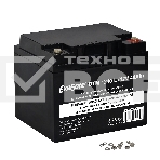Батарея ExeGate EX282977RUS DTM 1240 L (12V 40Ah), клеммы под болт М5, фото 1