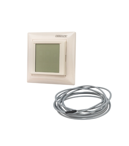 Терморегулятор сенсорный Rexant RX-419B, бежевый. совместим с Legrand серии Valena