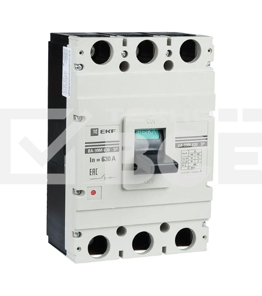 Выключатель автоматический 3п ВА-99М 630/630А 50кА Basic EKF mccb99-630-630m