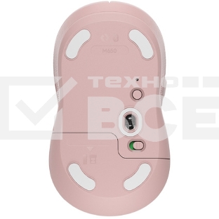 Мышь Logitech Wireless Mouse Signature M650 -ROSE-BT-M650