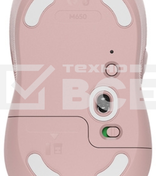 Мышь Logitech Wireless Mouse Signature M650 -ROSE-BT-M650