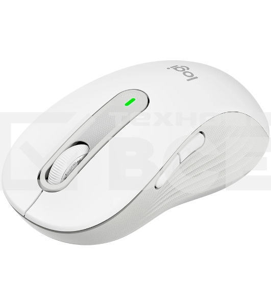 Мышь беспроводная Logitech Signature M650 L белый, 4000 dpi, радиоканал, Bluetooth, USB, кнопки - 5