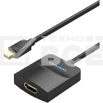 Адаптер-переходник Vention mini DisplayPort 20M > HDMI F Чёрный (HBCBB), фото4