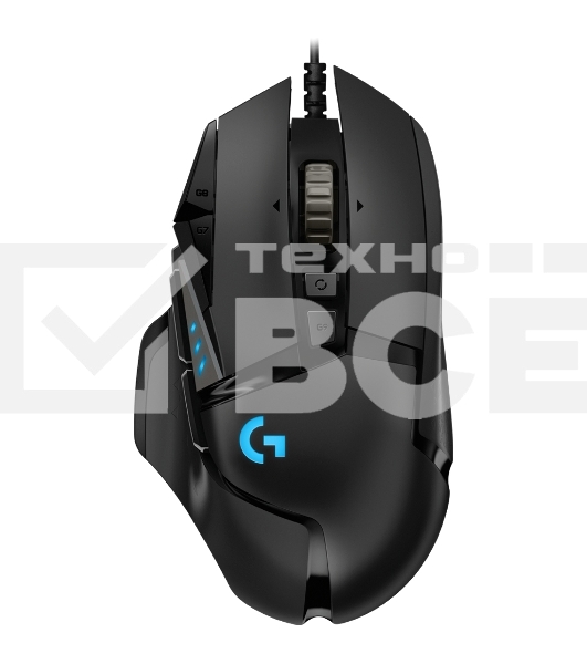 Мышь проводная Logitech G502 HERO черный, 25600 dpi, USB, кнопки - 11