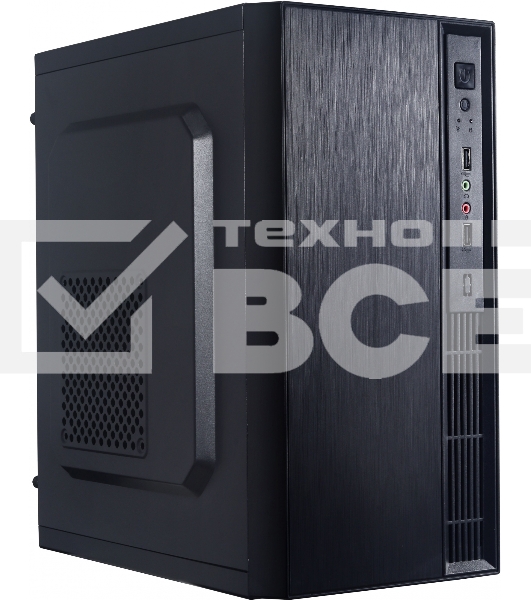 Компьютерный корпус Accord ENTRY ACC-241 черный без БП mATX 2xUSB2.0 audio