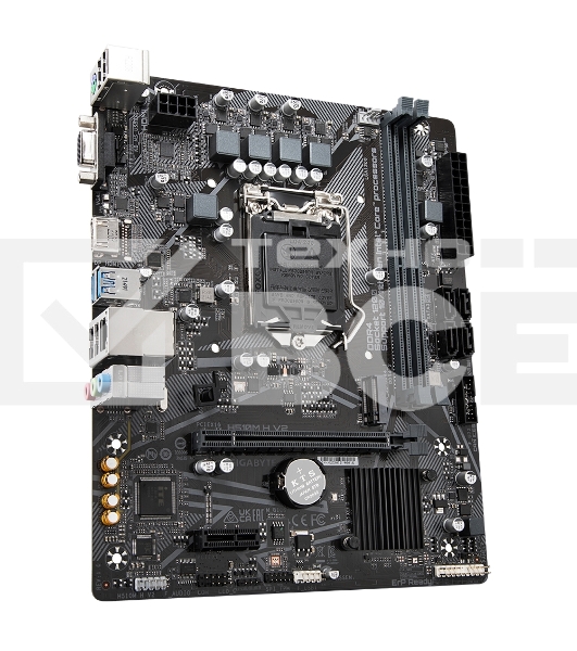 Материнская плата Gigabyte H510M H V2, LGA 1200, Intel H470, 2xDDR4, 4xSATA 6 Гбит/с, 1xM.2, 1xPCIe 3.0 x16, 1xPCIe 3.0 x1, 1xHDMI, 1xVGA, 1x 1Gb LAN, 2xUSB-A 3.2 Gen 1, 4xUSB-A 2.0, 3x3.5 мм, 7.1, Micro ATX