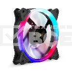 Вентилятор для корпуса ExeGate EX12025HM3PM.FRGB.5CRU черный, 120 мм, 1200 об/мин, 24 дБ, 3 pin, фото 1