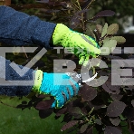 Перчатки садовые на липучке, силиконовое нанесение, размер 7, Luxe Palisad, фото5