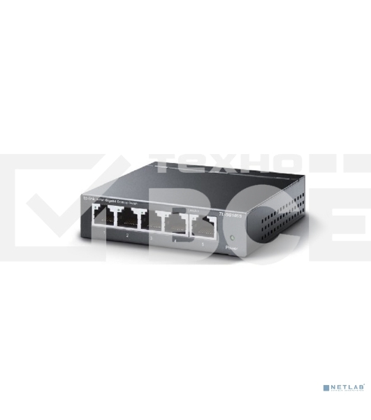 Коммутатор настольный TP-Link TL-SG105S 5-портовый 10/100/1000 Мбит/с