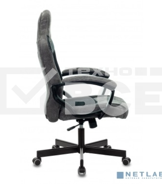 Кресло игровое Бюрократ VIKING 6 KNIGHT B FABRIC черный крестовина металл/пластик