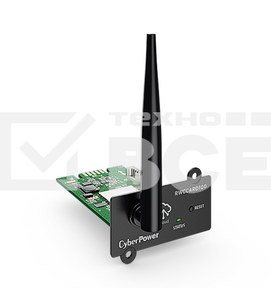 Карта облачного мониторинга Cloud monitoring card CyberPower RWCCARD100 NEW для 1ф устройств, беспроводная, Wi-Fi