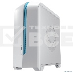 Компьютерный корпус GameMax Centauri, без БП, (ATX,Бело-голуб,USB 3.0, Зак.стек.,1*120мм. RGb, пыл.фильтр), белый/синий, фото3