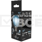 Лампа филам. Gauss Filament 5Вт цок.:E14 свеча 220B св.свеч.бел.нейт. (упак.:10шт) (105801205), фото6