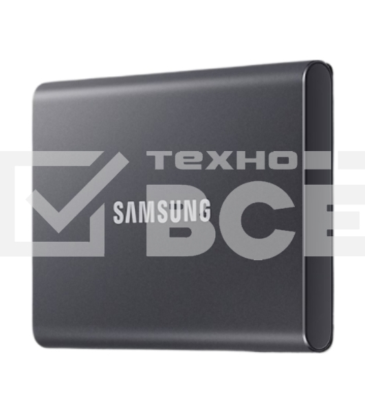 Внешний SSD Samsung T7, 2TB, USB 3.2 Gen 2 Type-C, R/W 1050/1000, титан