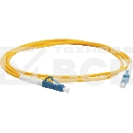 Патч-корд оптический LANMASTER, LSZH, дуплексный, SC/UPC-SC/UPC, SM OS2, 1.0 м, фото 1