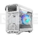 Компьютерный корпус без блока питания Fractal Design Torrent Nano RGb TG Clear Tint, Mini-Tower, 1x180мм RGb, 2xUSB-A 3.2 + 1xUSB 3.2 Type-C mITX, mDTX белый, фото7