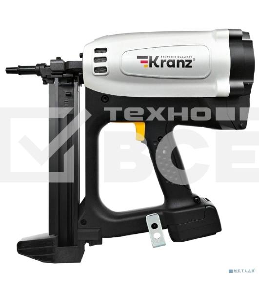 Пистолет гвоздезабивной газовый монтажный Kranz GN100, 100Дж, длина гвоздей 15-40мм, диаметр 2,7-3мм