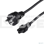 Шнур сетевой Rexant евровилка–евроразъем С5, кабель 3x0,75мм², 3м, для питания ноутбука (пакет ПВХ), фото3