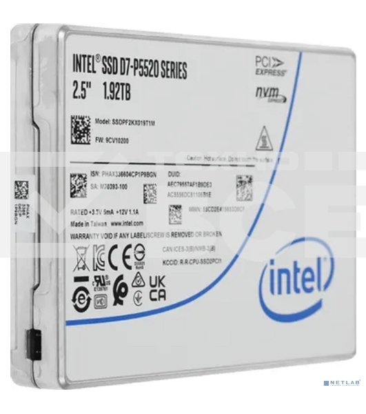 Накопитель SSD Intel D7-P5520, 1.92Tb, 2.5