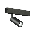 Светильник светодиодный трековый для шинопровода Magnetic Ambrella light GL1610 BK черный IP20 7W 4200K 220V 36° D35*80 (Без ПДУ), фото 1