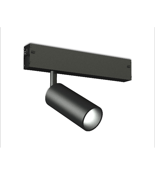 Светильник светодиодный трековый для шинопровода Magnetic Ambrella light GL1610 BK черный IP20 7W 4200K 220V 36° D35*80 (Без ПДУ)