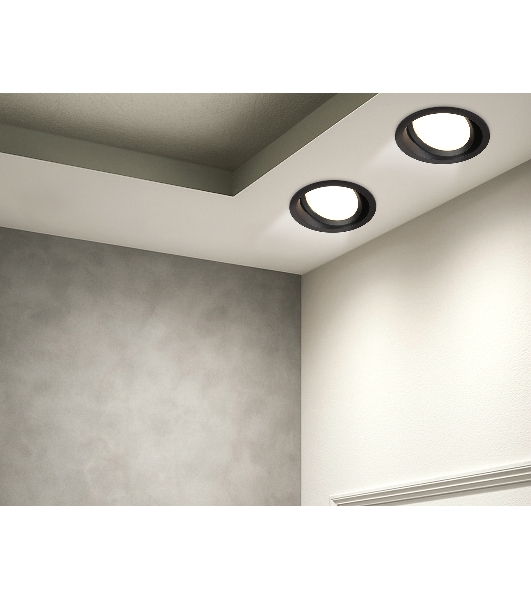 Светильник Ambrella light TN52231 BK черный IP20 GX53 D110*44