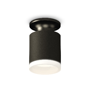 Светильник Ambrella Light XS6302110 SBK/PBK/FR черный песок/черный полированный/белый матовый MR16 GU5.3 (N6902, C6302, N6245)