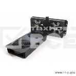 Модуль вентиляторный Hyperline TFAB-T2FR-RAL9004 потолочный с 2-мя вентиляторами для установки в шкафы серий TTC2, TTB и TWB, с подшипниками и крепежными элементами, без кабеля питания, цвет черный, фото3
