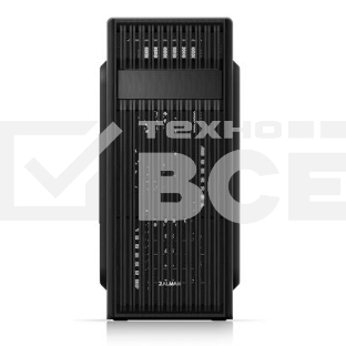 Компьютерный корпус Zalman ZM-T6 черный без БП ATX 1xUSB2.0 1xUSB3.0 audio bott PSU