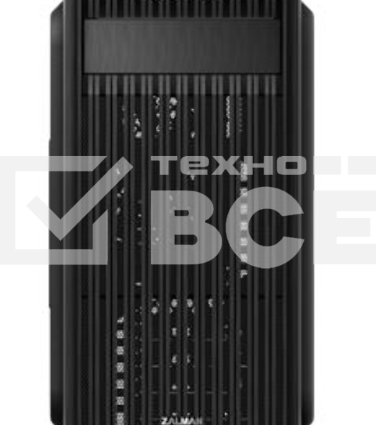 Компьютерный корпус Zalman ZM-T6 черный без БП ATX 1xUSB2.0 1xUSB3.0 audio bott PSU