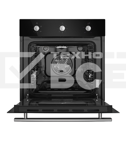 Шкаф духовой газовый Maunfeld EOGC604B, встраиваемый