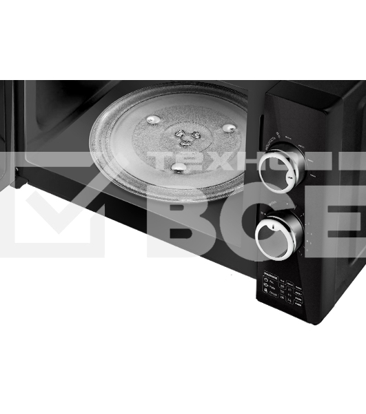 Микроволновая печь Centek CT-1570 черный 23л 900Вт поворотный механизм