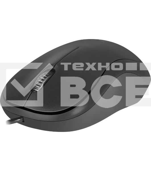 Мышь проводная Defender Patch MS-759 черный, 1000 dpi, USB, кнопки - 3
