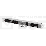 Блок розеток Rem-32 с инд., 8 Schuko, 32A, алюм., 19