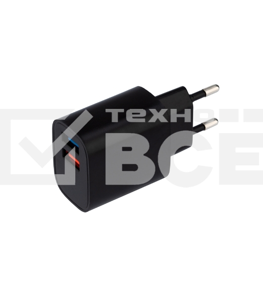 Сетевое зарядное устройство Rexant 2 x USB, 5V, 2.4 A, черный