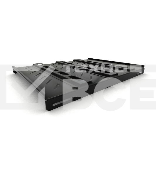 Полка стационарная Hyperline TSH3H-650-RAL9004 1U нагр.:100кг. 19