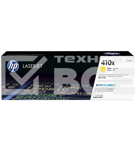 Тонер Картридж HP 410X CF412X желтый для HP LJ Pro M452/M477 (5000стр.)