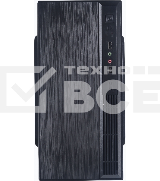 Компьютерный корпус Accord ENTRY ACC-241 черный без БП mATX 2xUSB2.0 audio