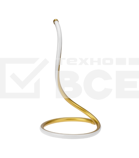 Светильник декоративный Spiral Uno, LED, 2Вт, 3000К, 5В, золотой Rexant