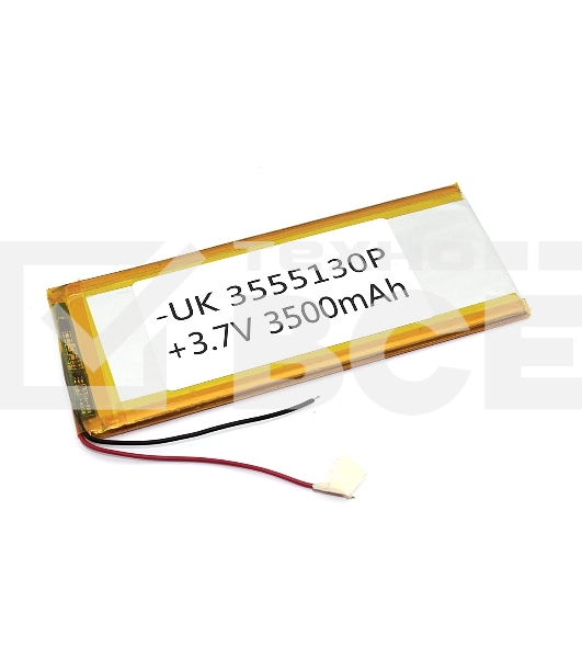 Аккумулятор Li-Pol (батарея) 3.5*55*130мм 2pin 3.7V/3500mAh