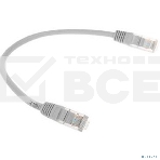 Патч-корд медный UTP Cablexpert PP10-0.25M кат.5, 0.25м, литой, многожильный (серый), фото2