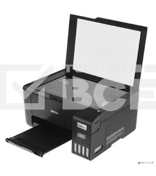 МФУ струйный Epson L3218 (C11CJ68512), принтер/сканер/копир, (A4, 5760x1440dpi, ч/б 33стр., цв. 18стр., USB, черный)
